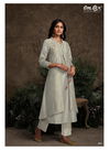 Grey Colour Omtex Royal Garden Berry Silk With Embroidery And Handwork Kurti With Bottom 941